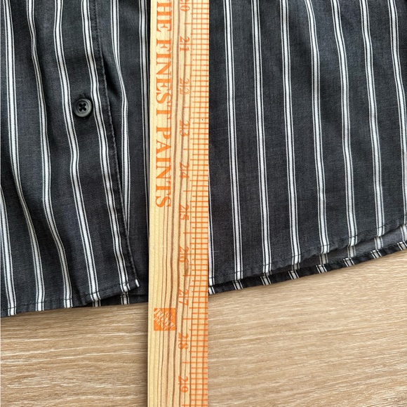 Foxcroft For Appleseeds Womens 18W Shaped Wrinkle Free Striped Long Sleeve Shirt - Picture 2 of 9